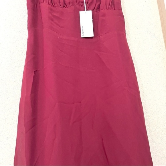 NWT REFORMATION Embry midi dress in Plum womens size 12 - Picture 5 of 10